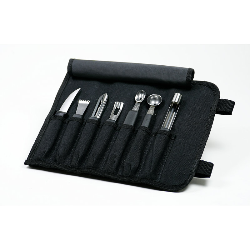 Mercer Cutlery Innovations for Chefs 8 Piece Stainless Steel Assorted Knife Set