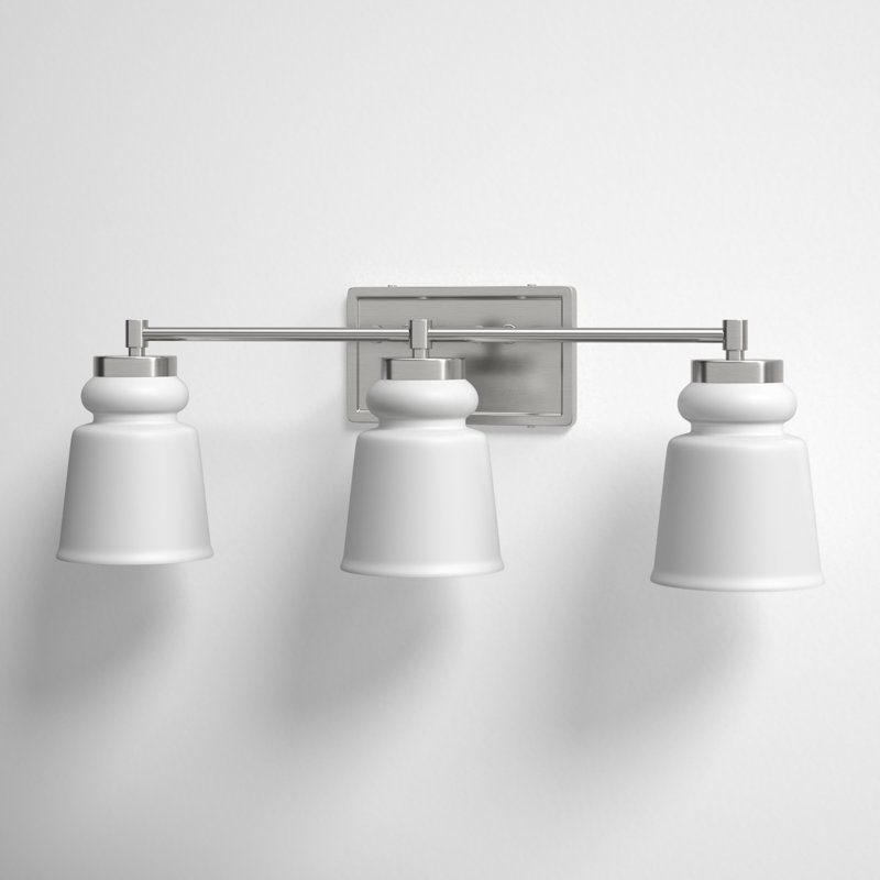 Libre 3 Light Milk Dimmable Vanity Light