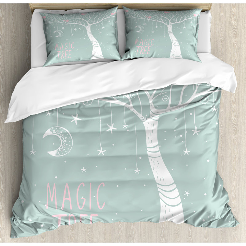 Ensemble de housse de couette magic, Housse de couette très grand + 2 taies décorativ
