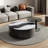 Round microcrystalline stone coffee table-122913993