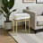 Iola Gold End Table