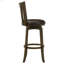 Chaise de bar pivotante en bois