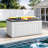 Edrosie Inc 59.1'' W 160 Gallons Water Resistant Resin Lockable Deck Box in White