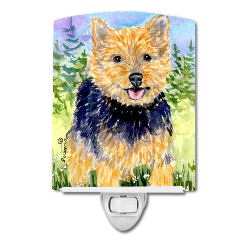 Norwich Terrier Ceramic Night Light