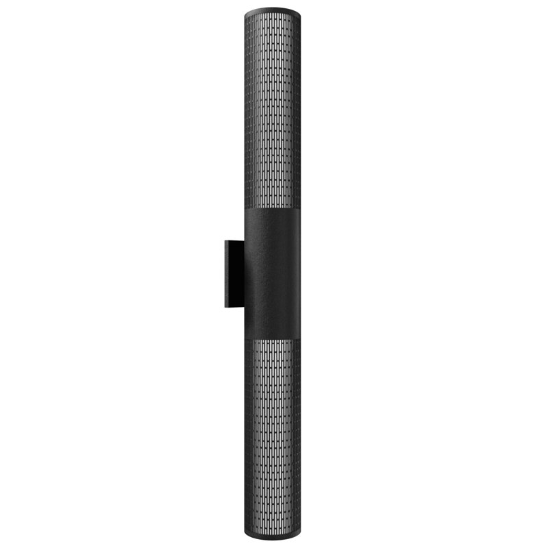 Avenue Outdoor Black Wall Sconce, 36" H x 5" W x 5" D