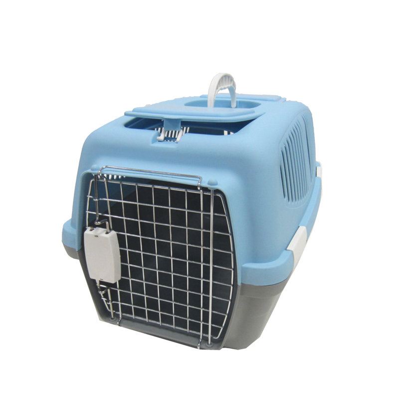 Support pour animaux en plastique, Grand (H 14 po x l 15 po x P 24 po), Bleu