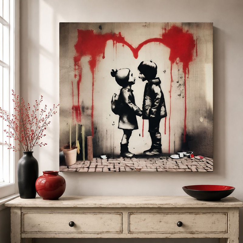 Peinture décorative sur toile