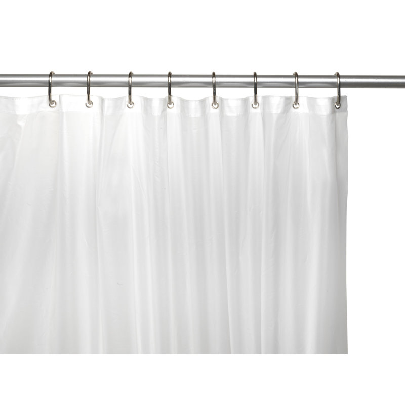 Doublure de rideau de douche en vinyle Jamarl, H 84 po x l 72 po, Transparent givré