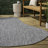 Ollin Modern Rustic Organic Curve Gray Indoor/Outdoor Rug-2005075740