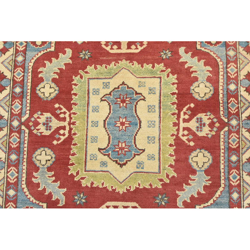 Tapis Kazak Neorah Tribal 4 pi x 5 pi 8 po