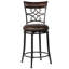 Cirrus Swivel Upholstered Counter Stool with Metal Frame-1039996497