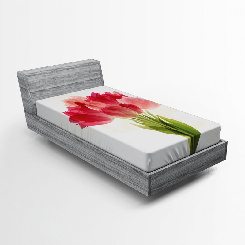 Microfiber Fitted Sheet, Twin Fitted Sheet