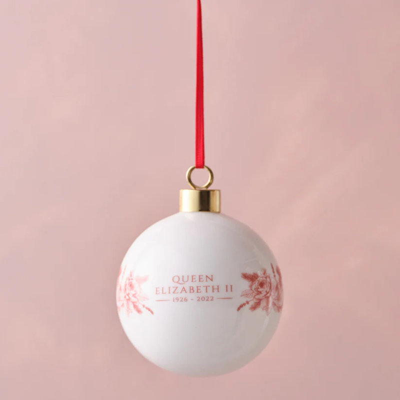 6cm Bone China Bauble
