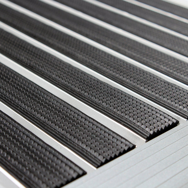 Doortex Alumat Outdoor Entrance Mat, Black - 40 x 60cm
