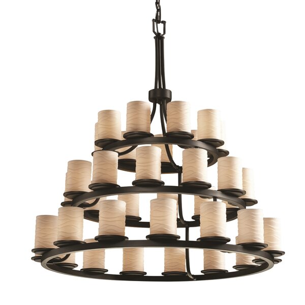 Latitude Run® Donatello 36 - Light Tiered Chandelier 