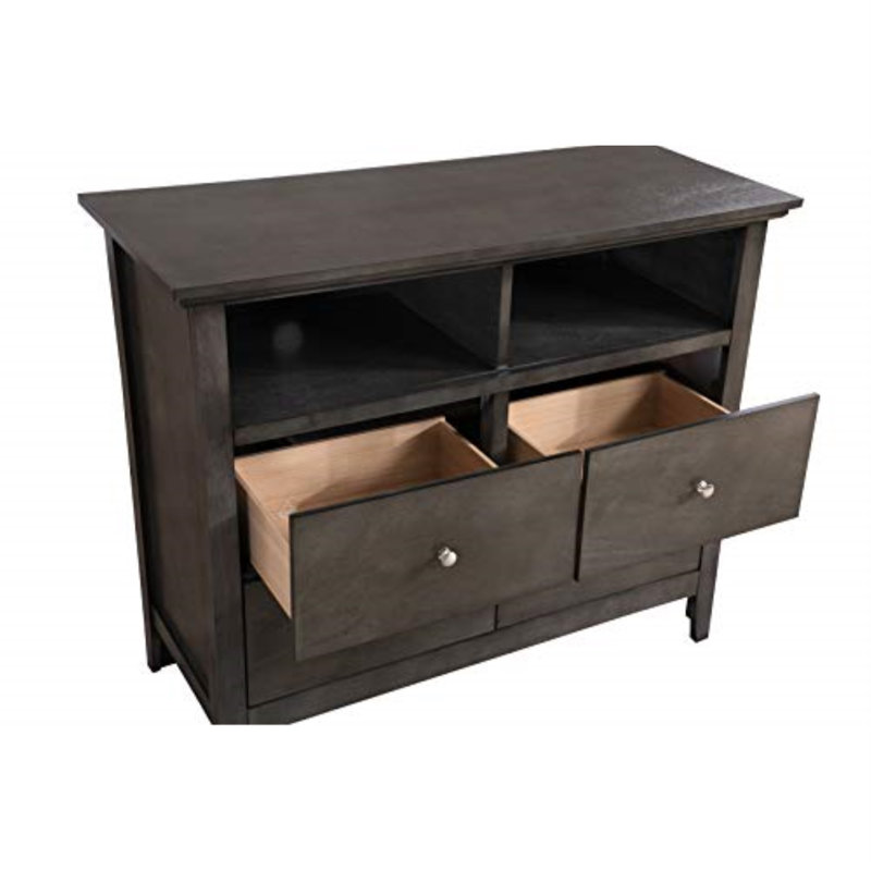 Hammond 4 Drawer Media Chest, Gray