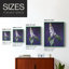 FLORAL Series CCXXX  -Premium Framed Print -Ready to Hang - No Nails Required