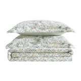 Laura Ashley Bramble Floral Cotton Reversible Pink Quilt Set