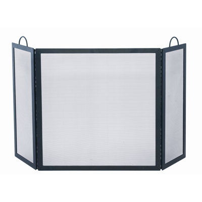Acalia 3 Panel Steel Fireplace Screens