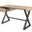 Danton Gold Aluminum Rectangular Writing Desk