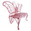  Butterfly Metal Outdoor Garden Bench-477469751