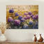 Fleurs d'hortensia d'été dans la prairie I - Art mural en bois d'hortensia - sur bois de pin naturel-262560317