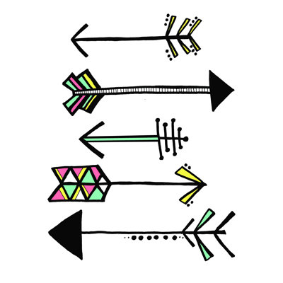" Five Tribal Arrows "