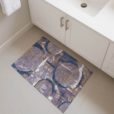 Tapis abstrait intérieur / extérieur lavable à la machine Chantille ACN2615