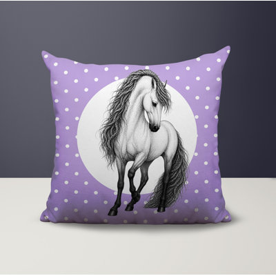 Horse Indoor/Outdoor Reversible Pillow