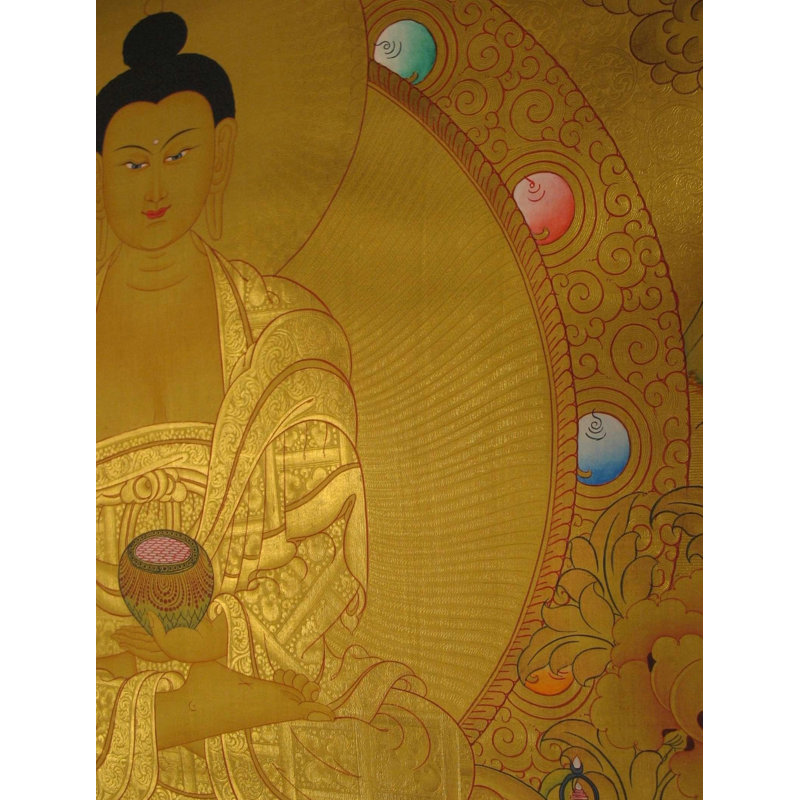 Big Shakyamuni Thangka (Thangka sans brocart)