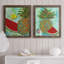 Ananas et melon d'eau I - ensemble de 2 reproductions d'art encadrées-319466735-319400296-319400340