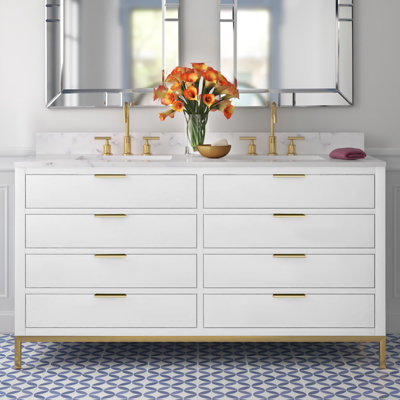 Gervais 60" Double Bathroom Vanity Set