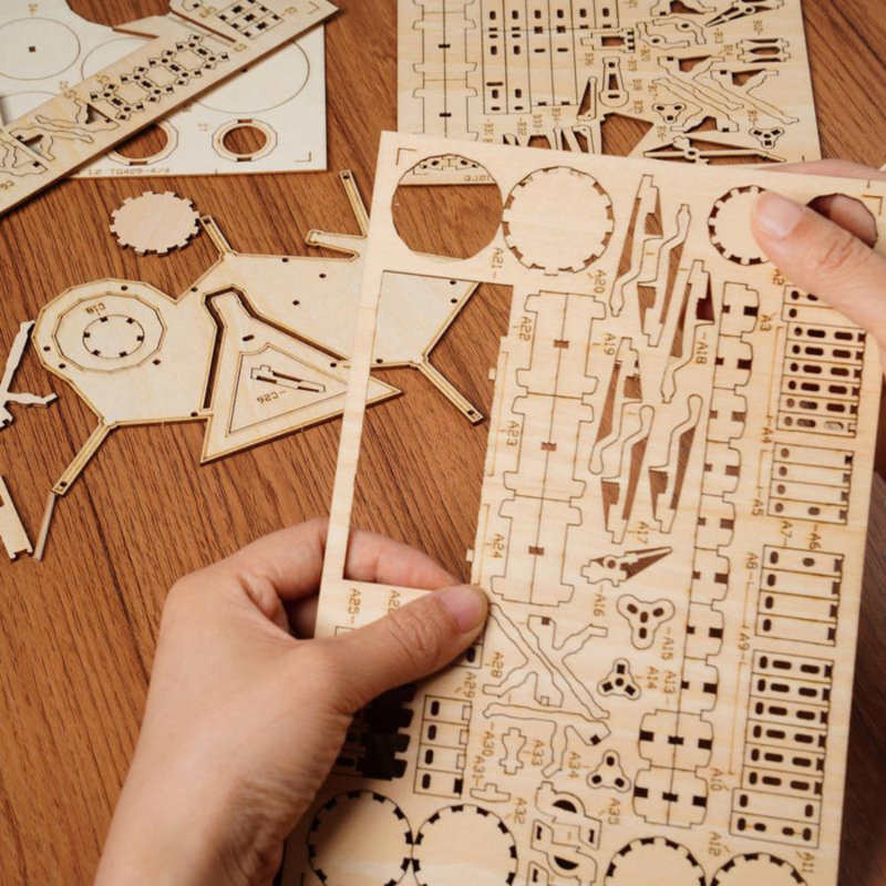 Bricolage 3D - trousse de batterie - 246 pièces
