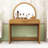 Makeup Vanity Table with Touch Screen Lighted Mirror and Drawer-903502647