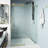 Elan E-Class 68-72" W x 76" H Sliding Frameless Shower Door with 3/8" Clear Glass-98578856