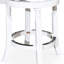 Tabouret de bar 30 po en cuir, bois franc, tabouret pivotant confortable au fini, siège en cuir reconstitué, structure-1743084201-1743084200