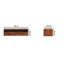 Nanafalia Solid Wood 24cm H Media Shelves