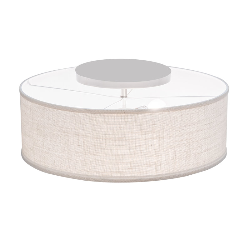 Zionsville 3 - Light Flush Mount, 9" H x 24" W x 24" D