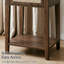 Ensemble de 2 tables de chevet Henriqueta en rotin tressé avec tiroir et tablette ouverte-131643964