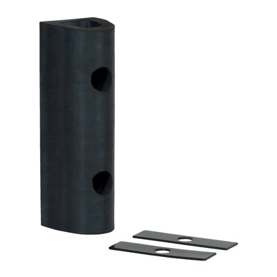 VESTIL M-4-12 Extruded Rubber Fender Bumper,12x4.25x4