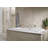 Double Handle Deck Mounted Roman Tub Faucet-49371032
