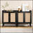 Medieval Style Sideboard Buffet Cabinet With Rattan Decorated Doors, Ideal For Dining, Living Room, And Hallway Storage-646822862