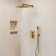 RainfallCascade 10" Pressure Balanced Rain Shower System with Handheld Spray