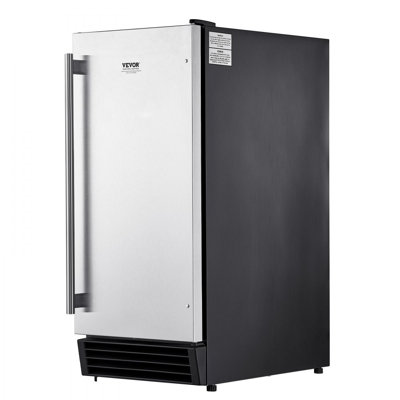 Undercounter Built-in Ice Maker Machine 50 Lbs/Day Reversible Door Outdoor Use