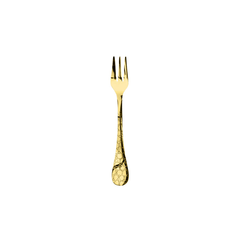 Coccodrillo Cake Fork - 48 Pieces, Nero