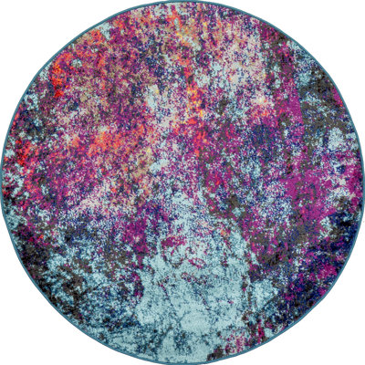 Taina Abstract Pink Area Rug
