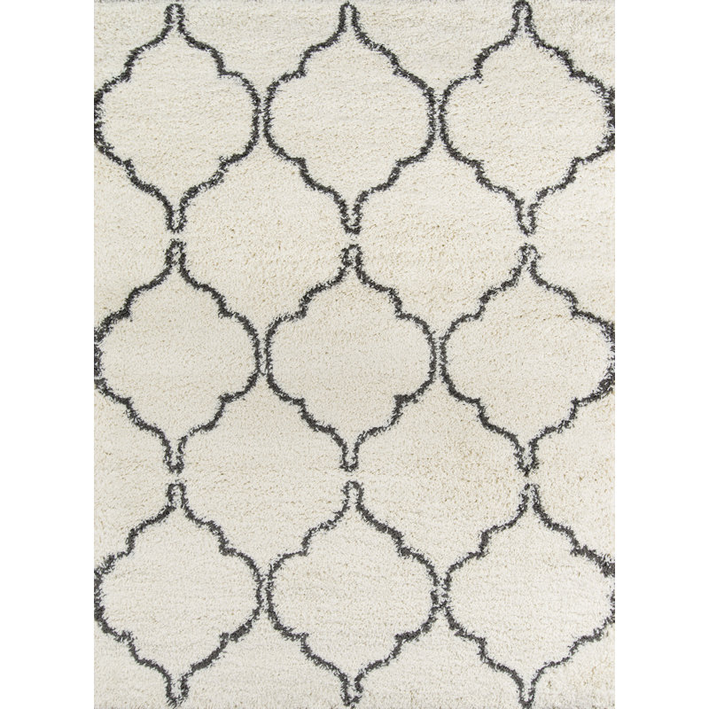 Tapis noir / gris anthracite Almonte, Rectangle 2 pi x 3 pi