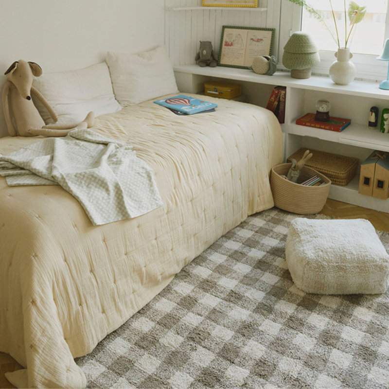 Pouf Vichy, Ivory