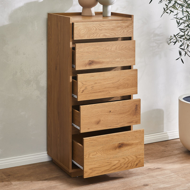 Rhet 50cm W 5 - Drawer Chest of Drawers