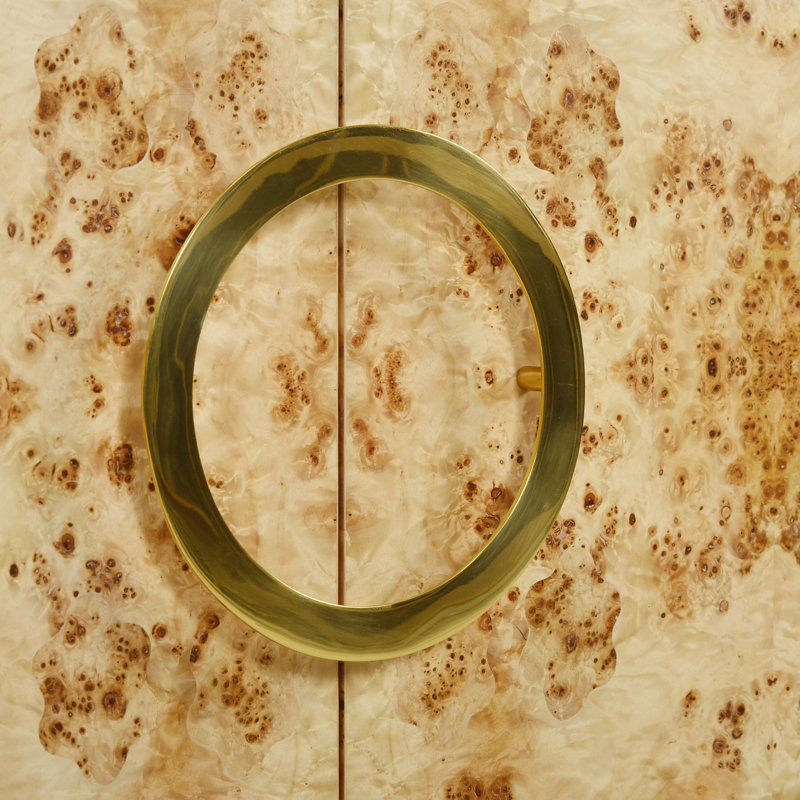 Bruce Cabinet, Natural Burl